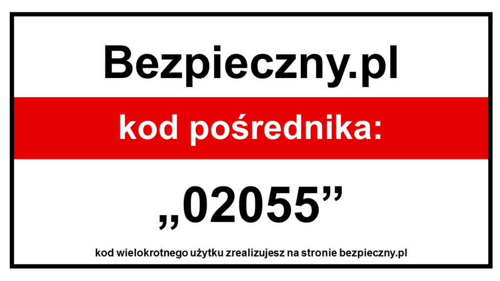 Kod pośrednika bezpieczny.pl da Ci 10% zniżki na ubezpieczenie na życie, ubezpieczenia szkolne, assistance dla pojazdu bez limitu wieku oraz na ubezpieczenie turystyczne w Polsce i na świecie