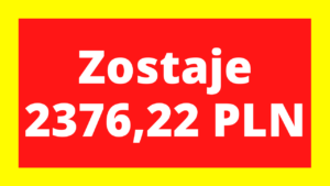 Kod pośrednika bezpieczny.pl zagwarantuje 2376,22 PLN